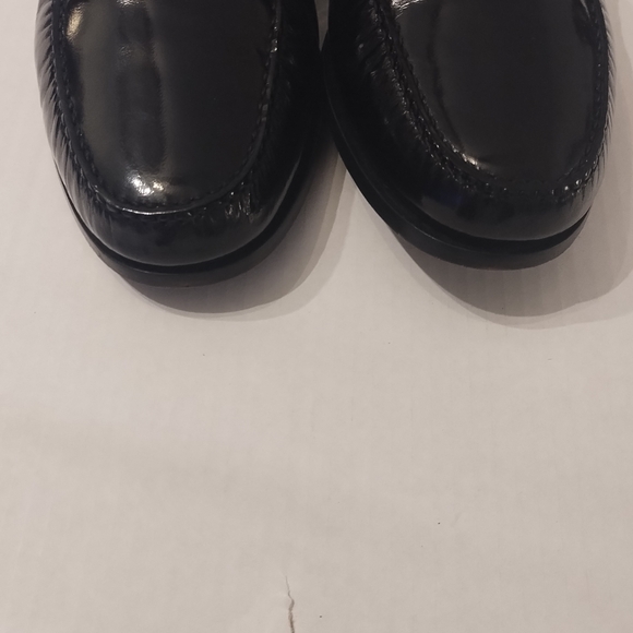 Cole Haan black leather pinch penny loafer 13E - Picture 2 of 8